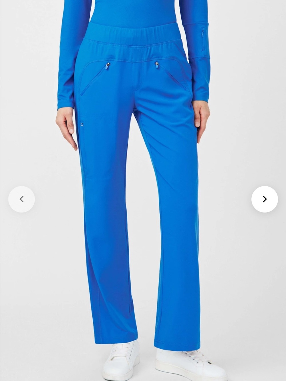 White Cross Royal Blue Scrub Pants